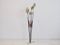 Metal, Wood, & Brass Floor Lamp with Five Lights from Stilnovo, 1950s, Image 2