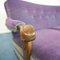 Italian Purple 3-Seater Sofa, 1950s 8