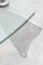 Model Flipper Glass & Aluminum Coffee Table by Matthew Hilton for SCP, 1980s, Image 6