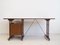 Italian Writing Table in Teak & Painted Metal, 1960s 4