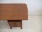 Italian Writing Table in Teak & Painted Metal, 1960s, Image 13