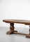 Large Vintage French Oak Monastery Table 11