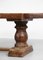 Large Vintage French Oak Monastery Table, Image 8