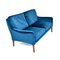 Mid-Century Danish Velvet 2-Seater Sofa 3