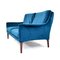 Mid-Century Danish Velvet 2-Seater Sofa, Image 5