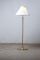 Lámpara de pie modelo 339 vintage de latón de Aage Petersen para Le Klint, Imagen 2