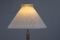 Lámpara de pie modelo 339 vintage de latón de Aage Petersen para Le Klint, Imagen 5