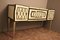 Vintage Italian Black and White Sideboard, Image 11