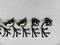 Austrian Coat Hooks by Walter Bosse, 1950s, Set of 8 7