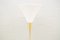 Lampadaire Lonea en Laiton & Porcelaine, Italie, 1960s 7