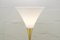 Italian Brass & Porcelain Lonea Floor Lamp, 1960s 6