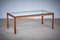 Danish Teak & Glass Coffee Table, 1960s 2