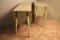 Italian Gold Brass and Murano Glass Dressers, 1970s, Set of 2 15