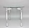 Vintage Chrome and Glass Dining Table 2