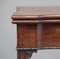Antique Mahogany Serpentine Card Table, 1780s 3