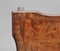 Mesa de cartas serpentina antigua de caoba, década de 1780, Imagen 8