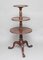 19th Century Three-Tier Mahogany Dumbwaiter 1