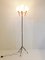 Mid-Century French Steel, Brass & Perspex Tripod Floor Lamp, 1950s, Image 11