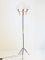 Mid-Century French Steel, Brass & Perspex Tripod Floor Lamp, 1950s, Image 1