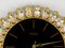 Reloj de pared Hollywood Regency de vidrio de Weinfurtner Glaskunstwerkstätten, años 80, Imagen 5
