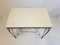 Mid-Century French Formica and Steel Side Table, 1950s, Image 3