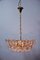 Gilt Brass and Glass Chandelier from Palwa, 1960s 8