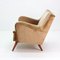 Gold Velvet and Beech Armchair, 1950s 6