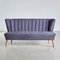 Vintage Purple Club Sofa, 1970s 1