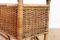 Vintage Rattan and Wicker Planter 9