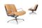 Leather Swiveling Armchairs from Saporiti Italia, 1970s, Set of 2, Image 6