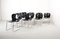 Black SM400 Stackable Chairs by Gerd Lange for Drabert, 1980s, Set of 10 2