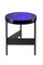 Alwa Two 5600B-D Side Table with Blue Top & Black Base by Sebastian Herkner for Pulpo 1