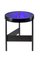 Alwa Two 5600B-D Side Table with Blue Top & Black Base by Sebastian Herkner for Pulpo, Image 1