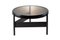 Large Alwa Two 5601GB Side Table with Smoky Grey Top and Black Base by Sebastian Herkner for Pulpo 1