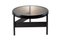 Large Alwa Two 5601GB Side Table with Smoky Grey Top and Black Base by Sebastian Herkner for Pulpo, Image 1