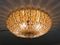 Ceiling Lamp with Glass Flowers, 1960s, Image 5