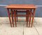 Danish Modern Teak Nesting Tables, 1960s, Set of 3 3