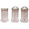 Crystal Salt and Pepper Shakers, 1930s, Set of 3, Image 1