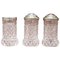 Crystal Salt and Pepper Shakers, 1930s, Set of 3, Image 1