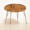 Vintage Black Round Table by Rudolf Wolf for Elsryk 4