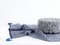 Pouf in poliestere e cotone grigio di Iota, Immagine 5