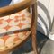 Italienischer Beistellstuhl aus Holz mit geometrischem Muster 4