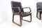 Leather Armchairs by Eugen Schmidt, 1970s, Set of 4 7