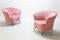 Mid-Century Sessel mit Messinggestell, 1950er, 2er Set 2