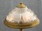 Antique Glass & Brass Table Lamp, Image 8