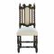 Antique French Carved Oak Side Chair, Image 1