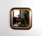 Vintage Mahogany and Brass Mirror 2