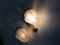 Lampada da parete con due lanterne in ottone, anni '60, Immagine 3