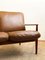 Dänisches Mid-Century Ledersofa aus Teak von Grete Jalk für Cado 14