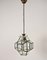 Large Italian Lantern in Brass & Cut Glass, 1950s 7